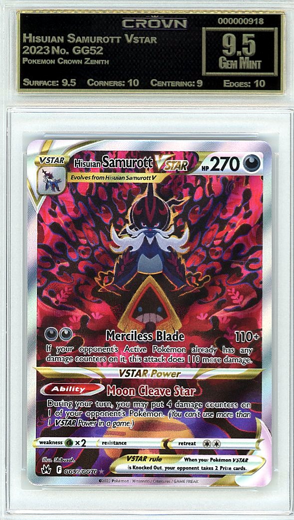 Hisuian Samurott Vstar