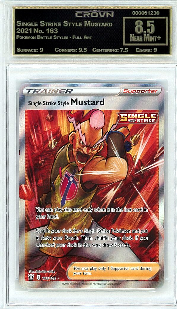 Single Strike Style Mustard