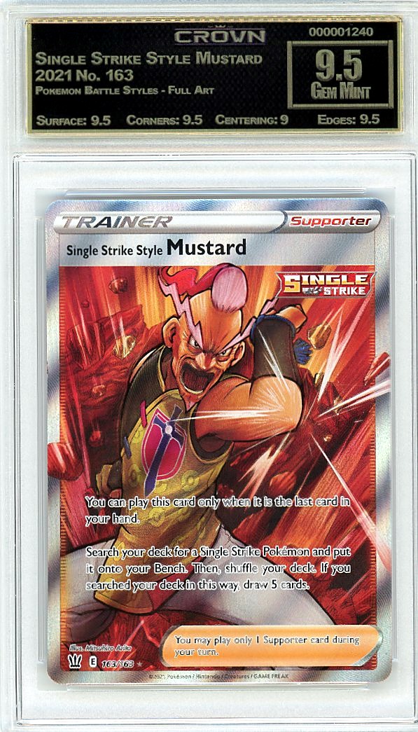 Single Strike Style Mustard