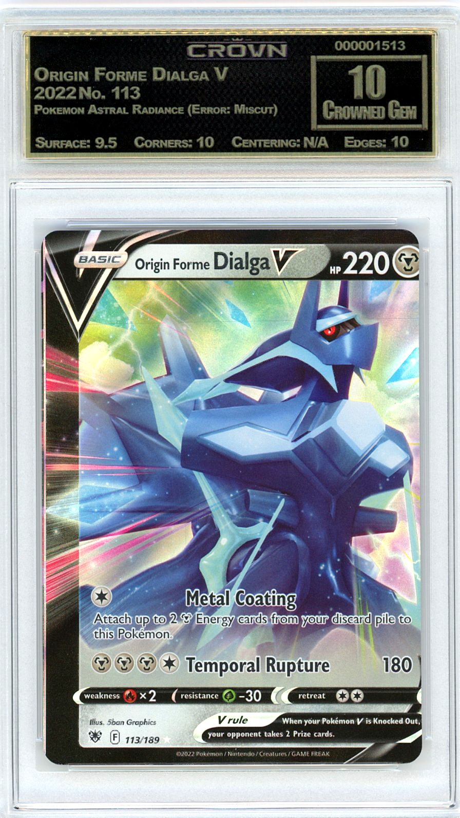 Origin Forme Dialga V