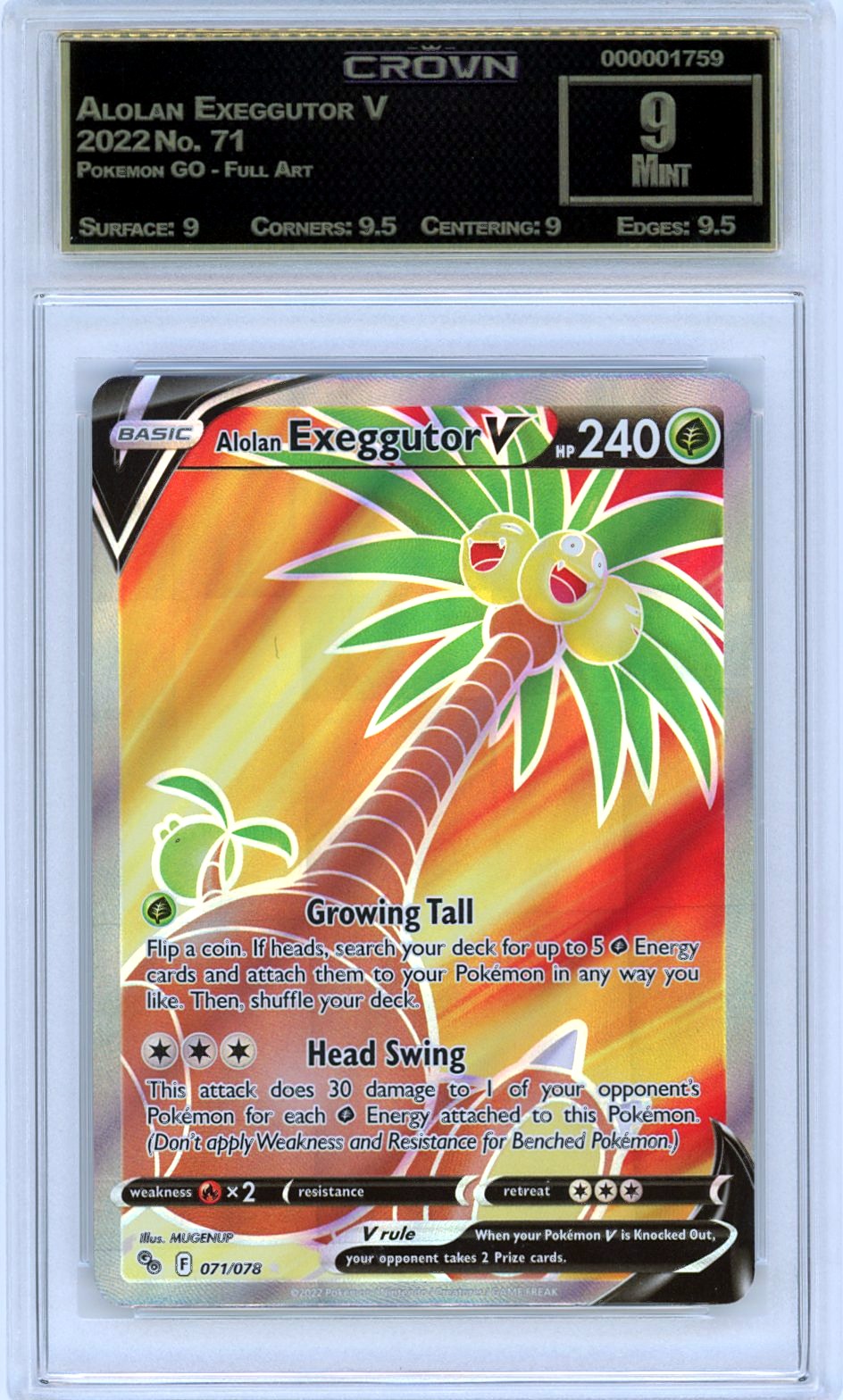 Alolan Exeggutor V
