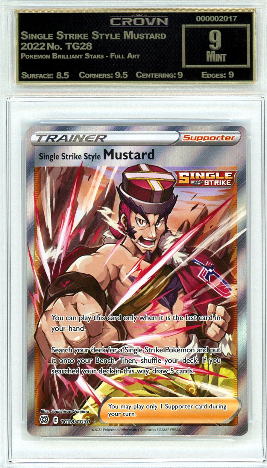 Single Strike Style Mustard