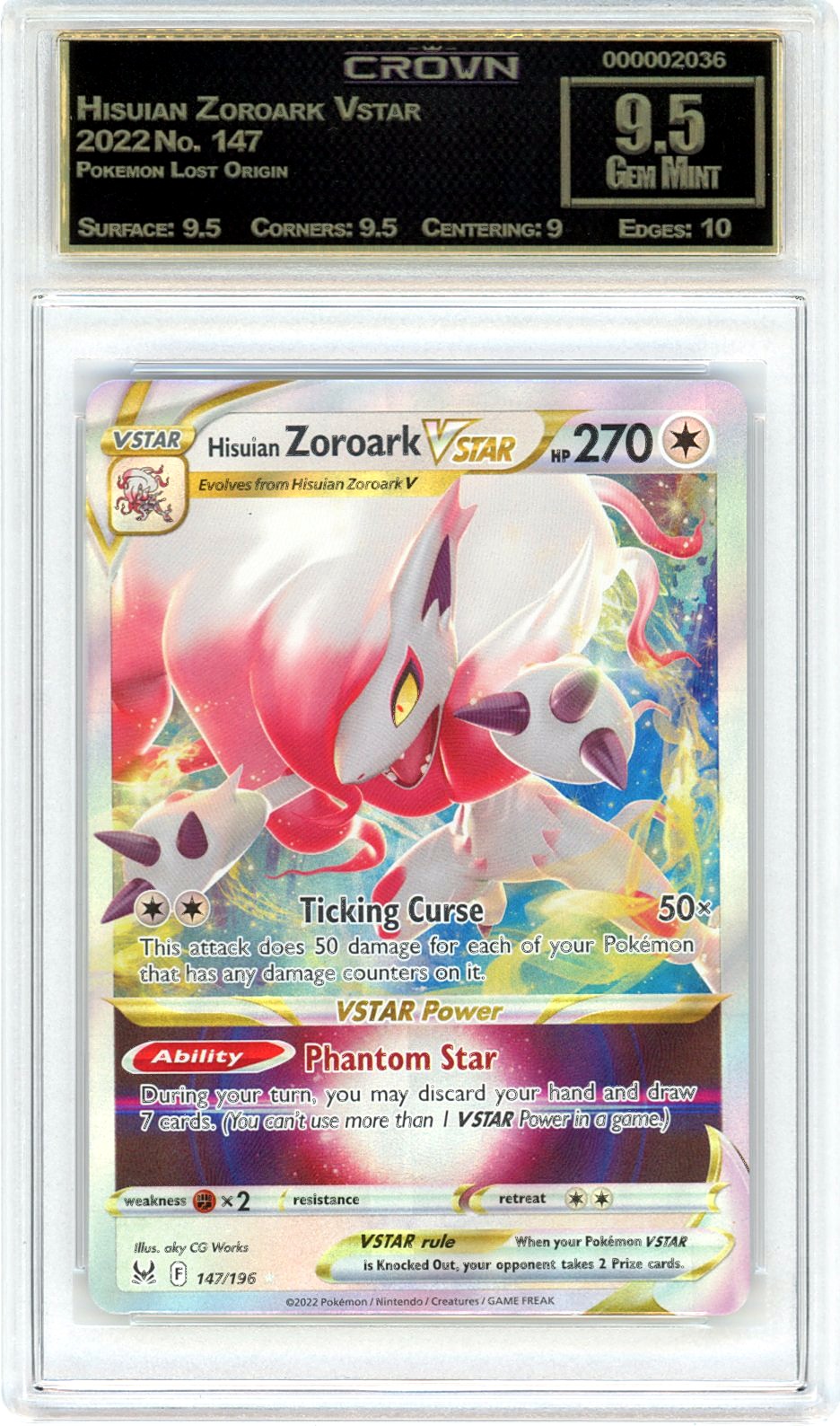 Hisuian Zoroark Vstar