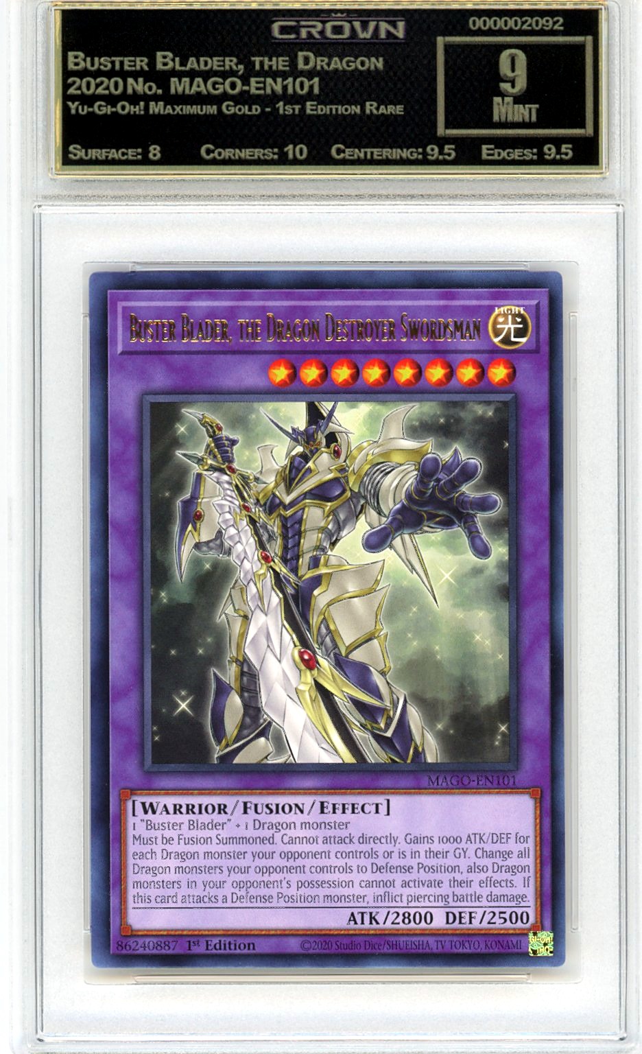 Buster Blader, the Dragon De…