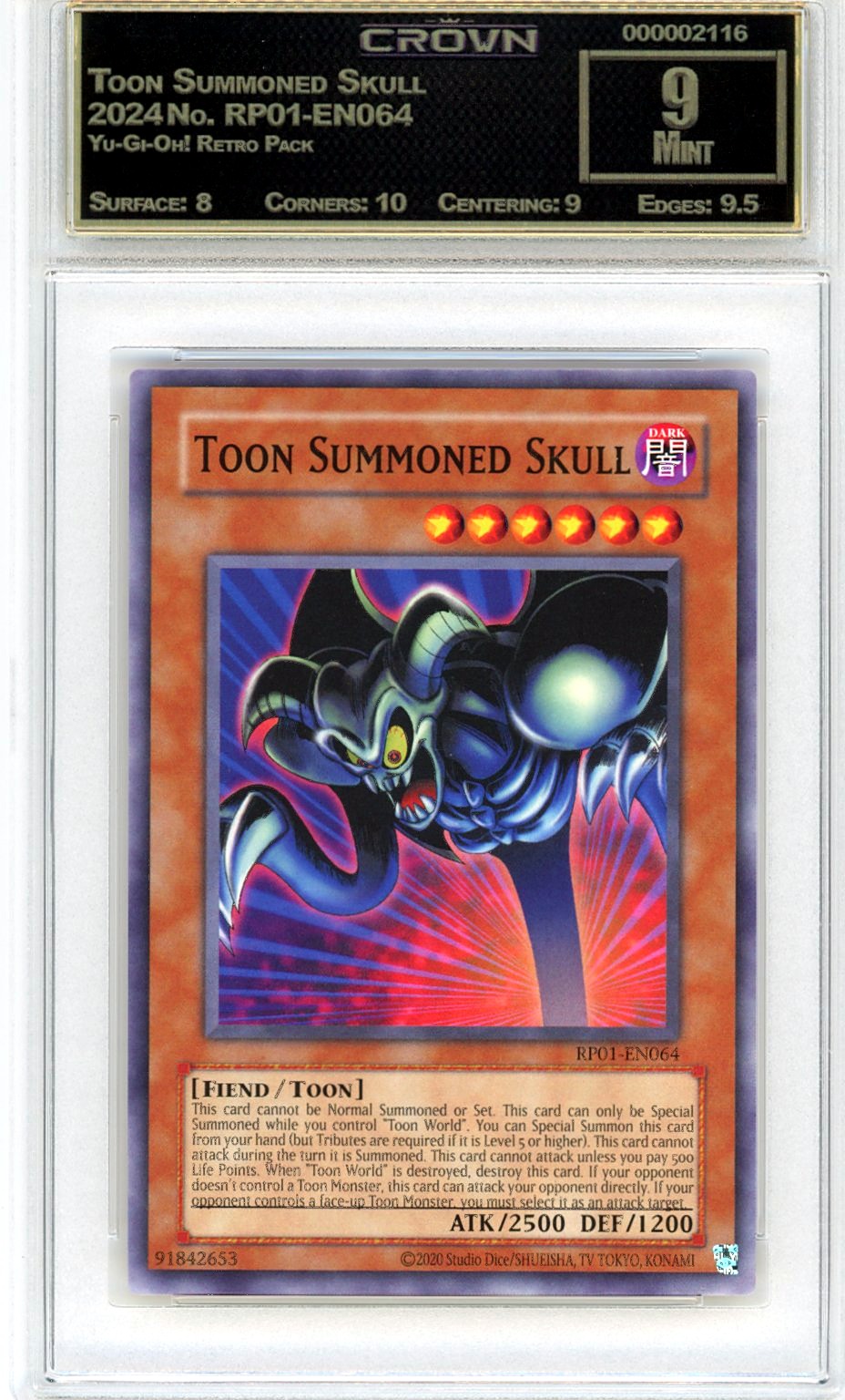 Toon Summoned Skull