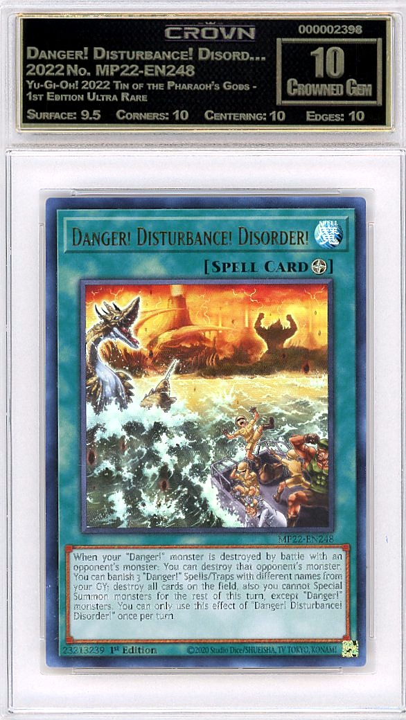 Danger! Disturbance! Disord…