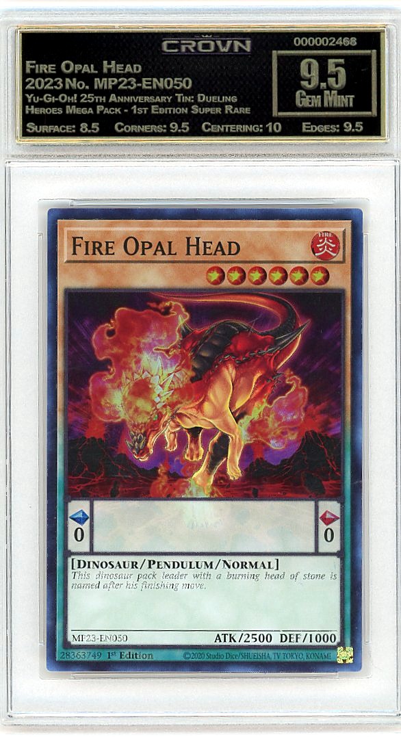Fire Opal Head
