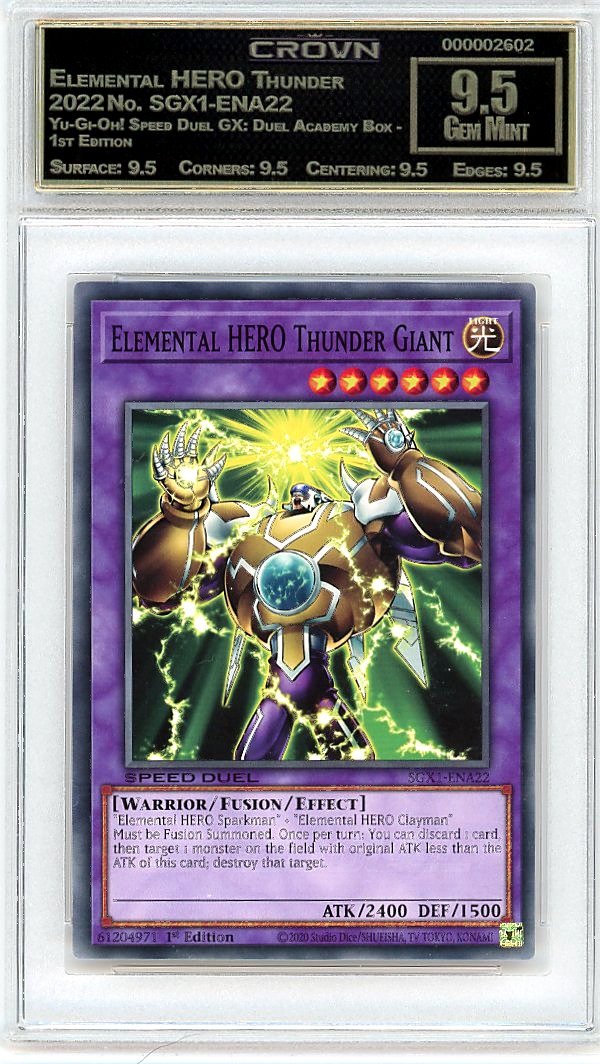 Elemental HERO Thunder Gia…