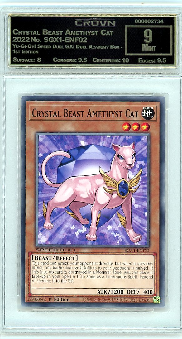 Crystal Beast Amethyst Cat