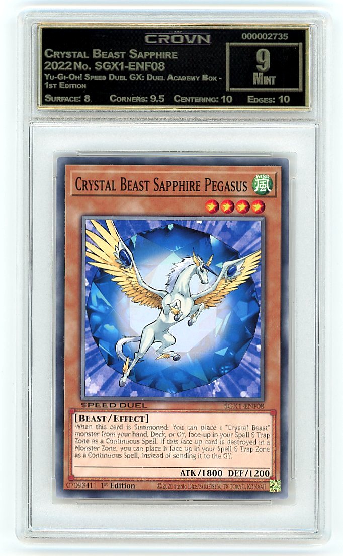 Crystal Beast Sapphire Pegasus