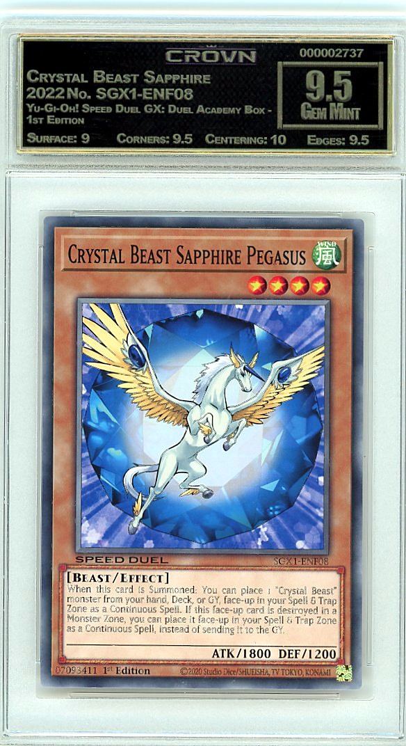 Crystal Beast Sapphire Pegasus