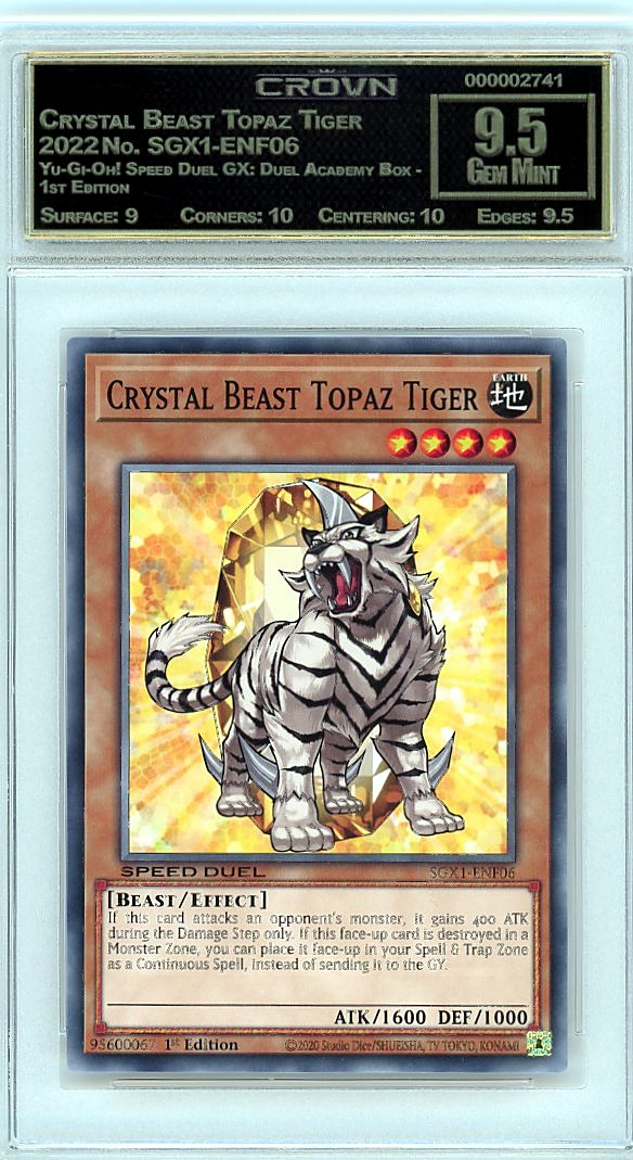 Crystal Beast Topaz Tiger