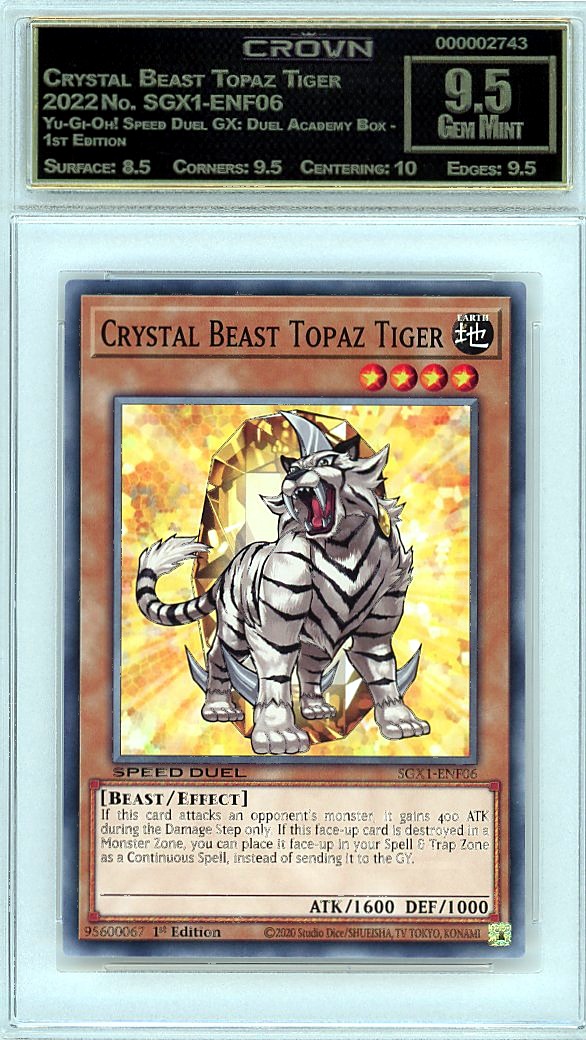 Crystal Beast Topaz Tiger