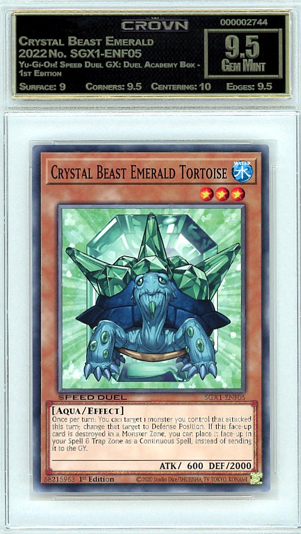 Crystal Beast Emerald Tortoise