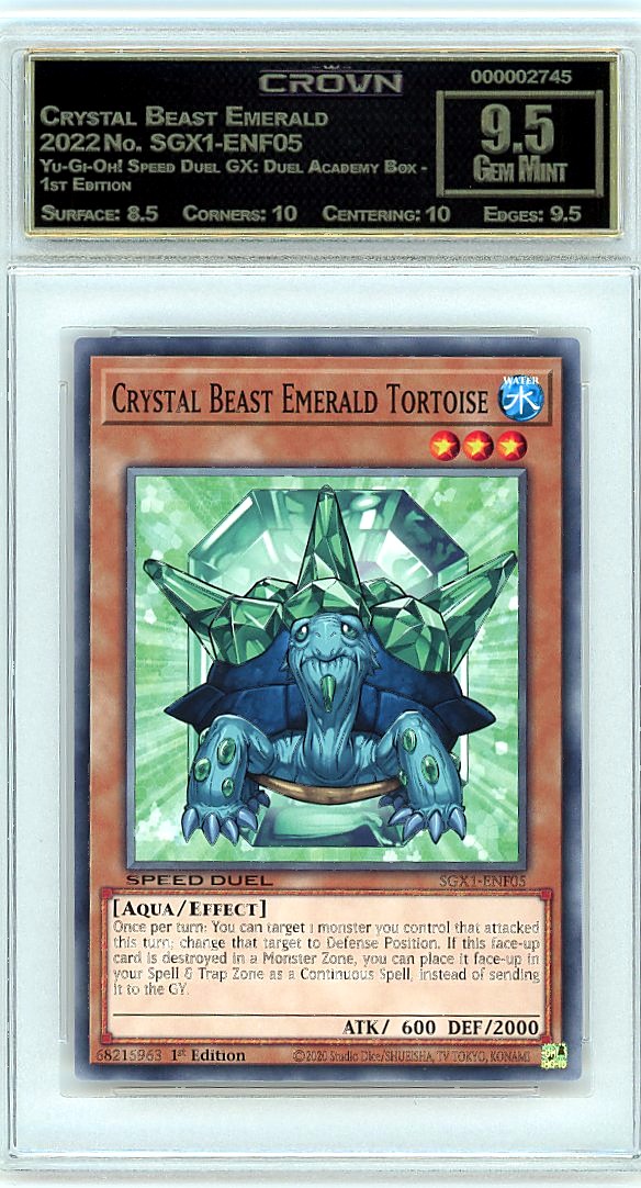 Crystal Beast Emerald Tortoise