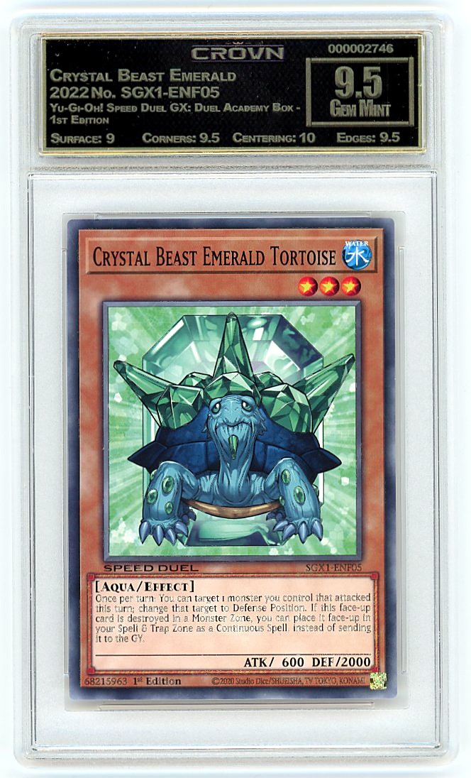 Crystal Beast Emerald Tortoise