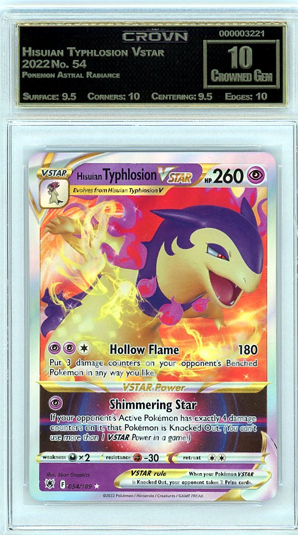 Hisuian Typhlosion Vstar