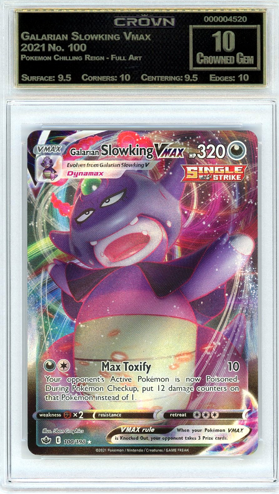 Galarian Slowking Vmax