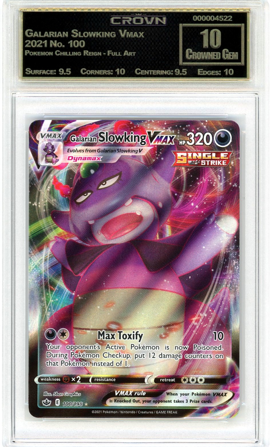 Galarian Slowking Vmax