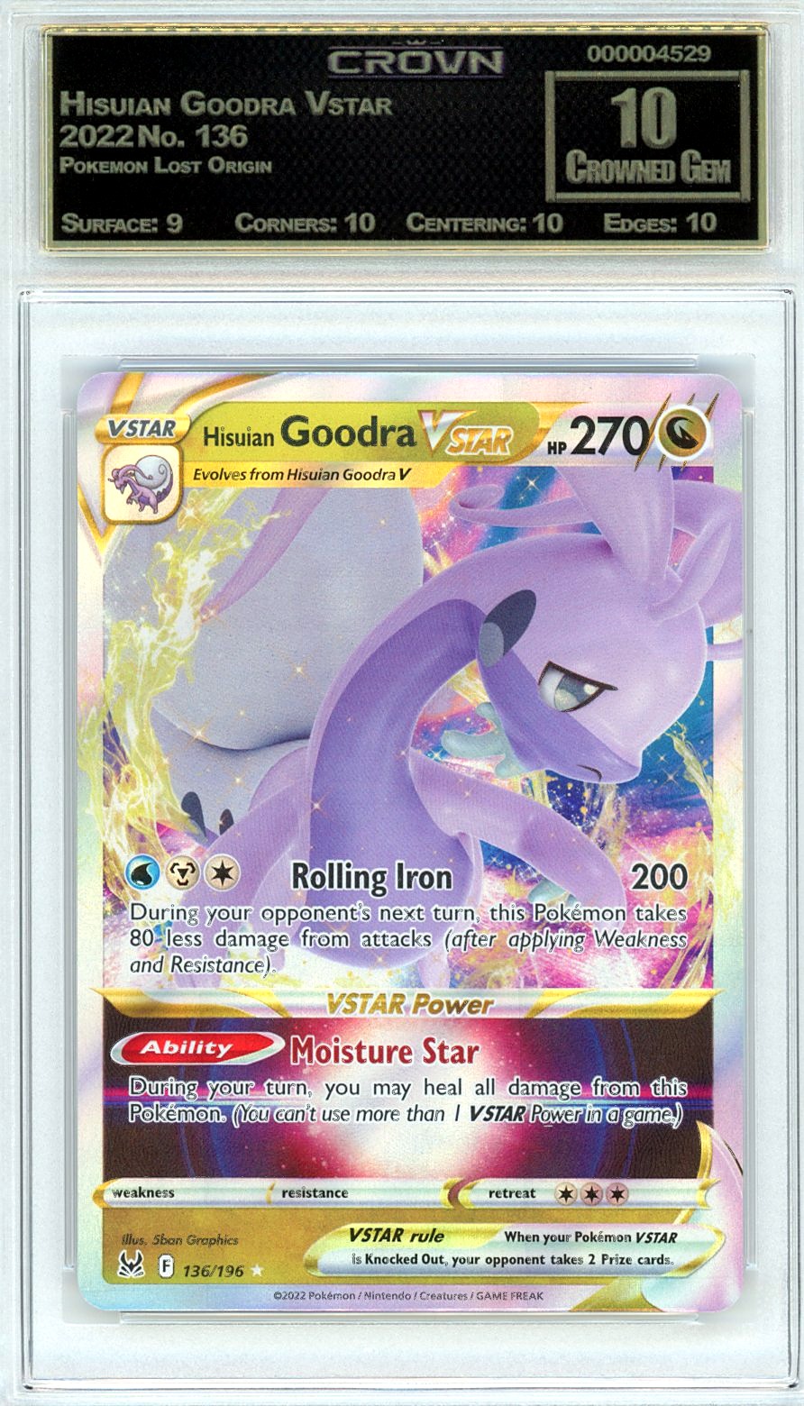 Hisuian Goodra Vstar
