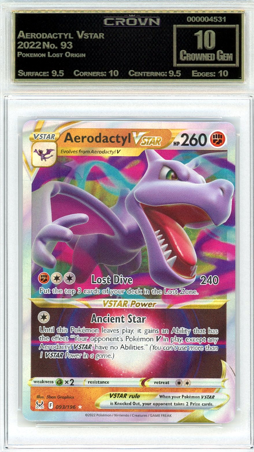Aerodactyl Vstar