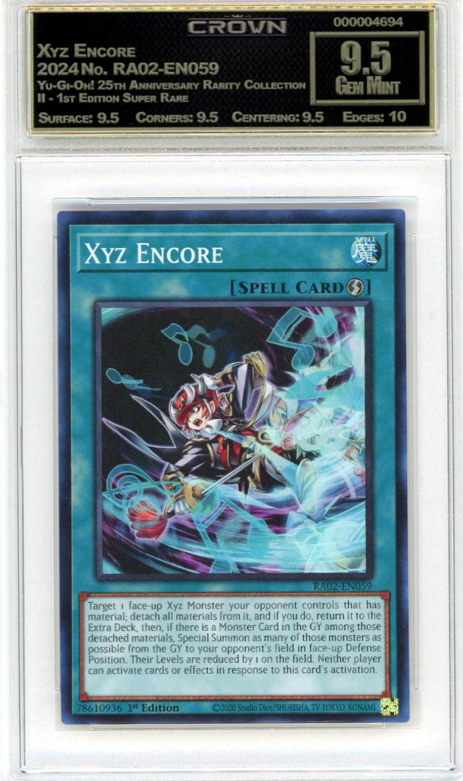 Xyz Encore