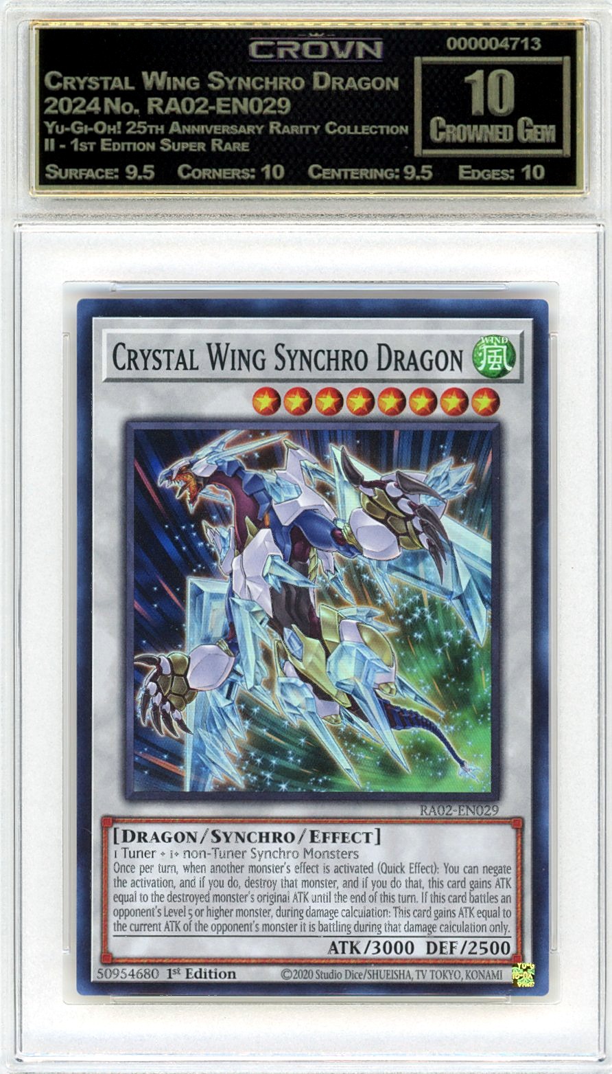 Crystal Wing Synchro Dragon