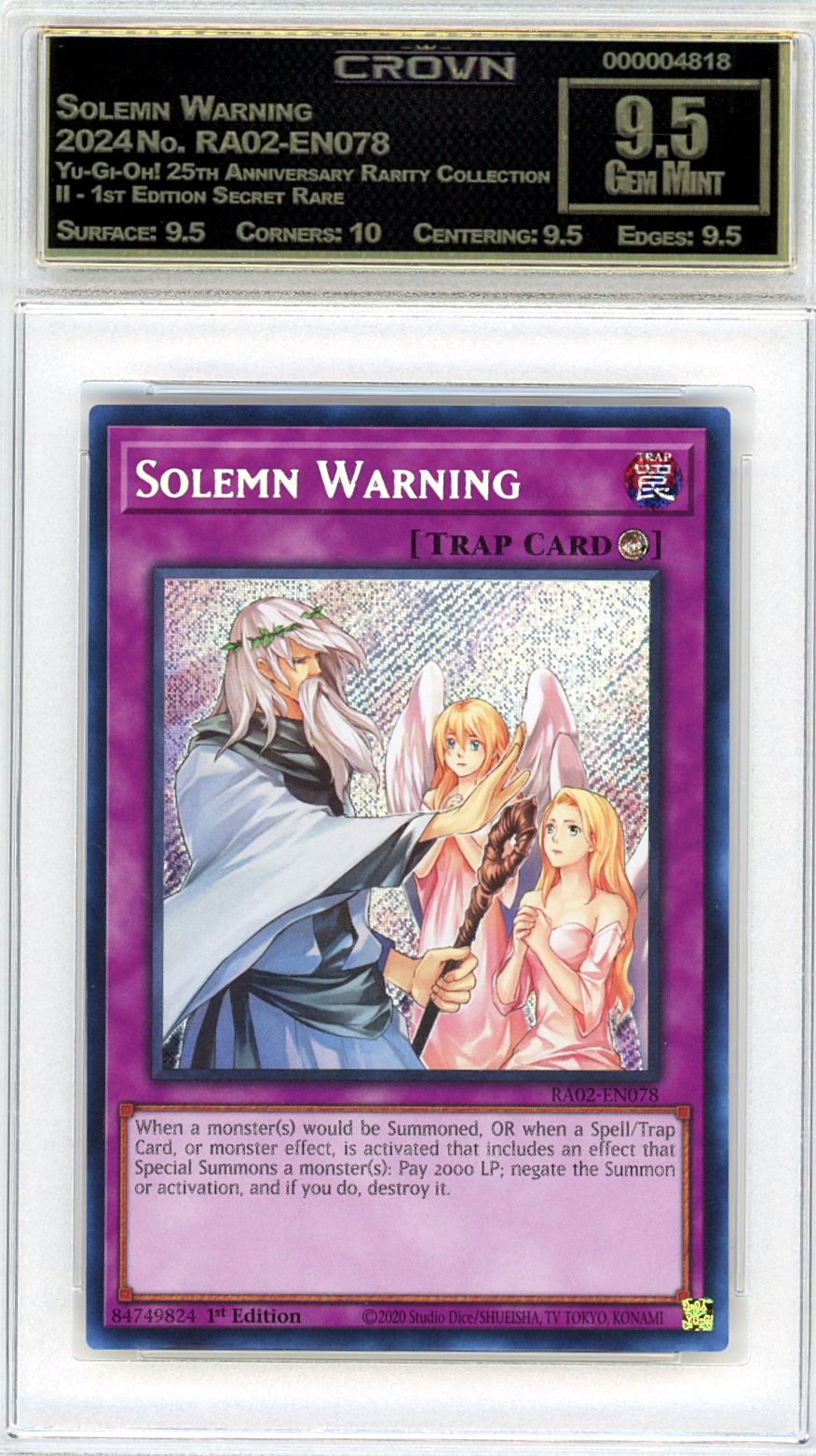 Solemn Warning