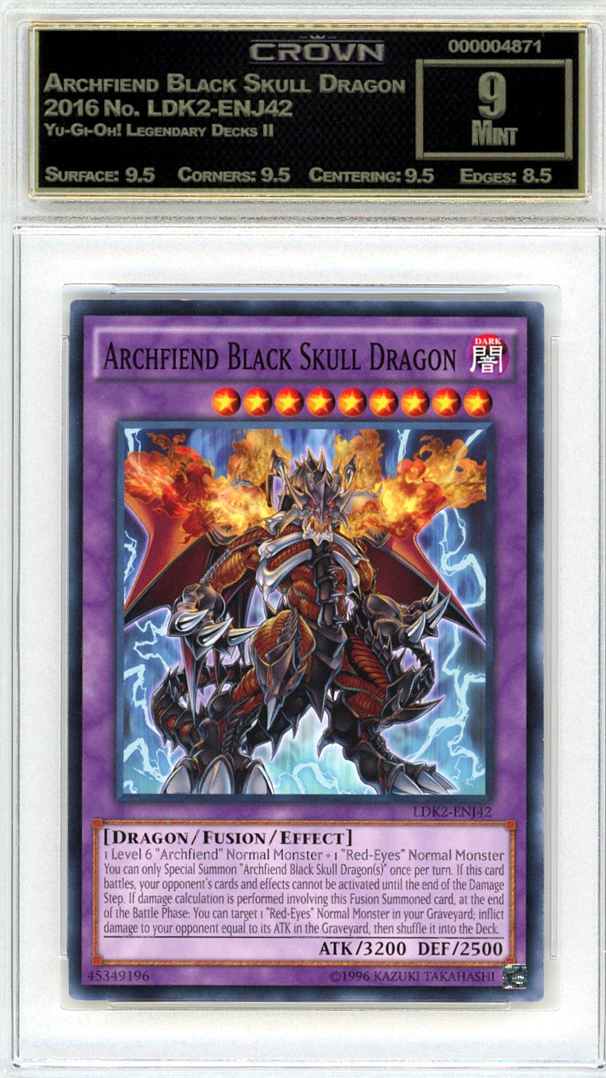 Archfiend Black Skull Dragon