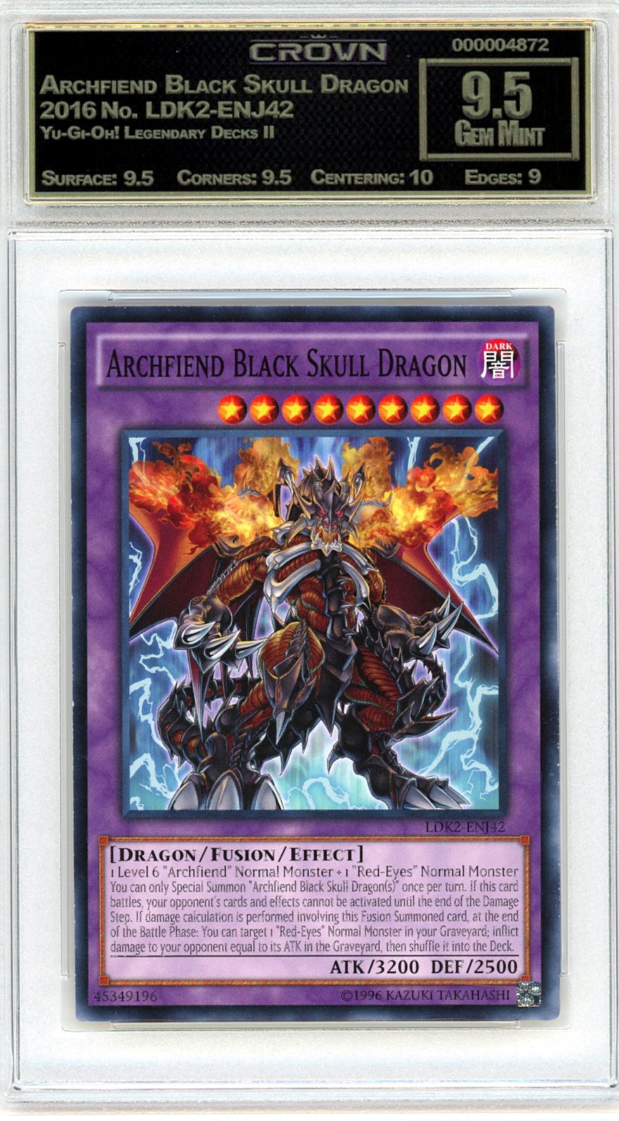 Archfiend Black Skull Dragon