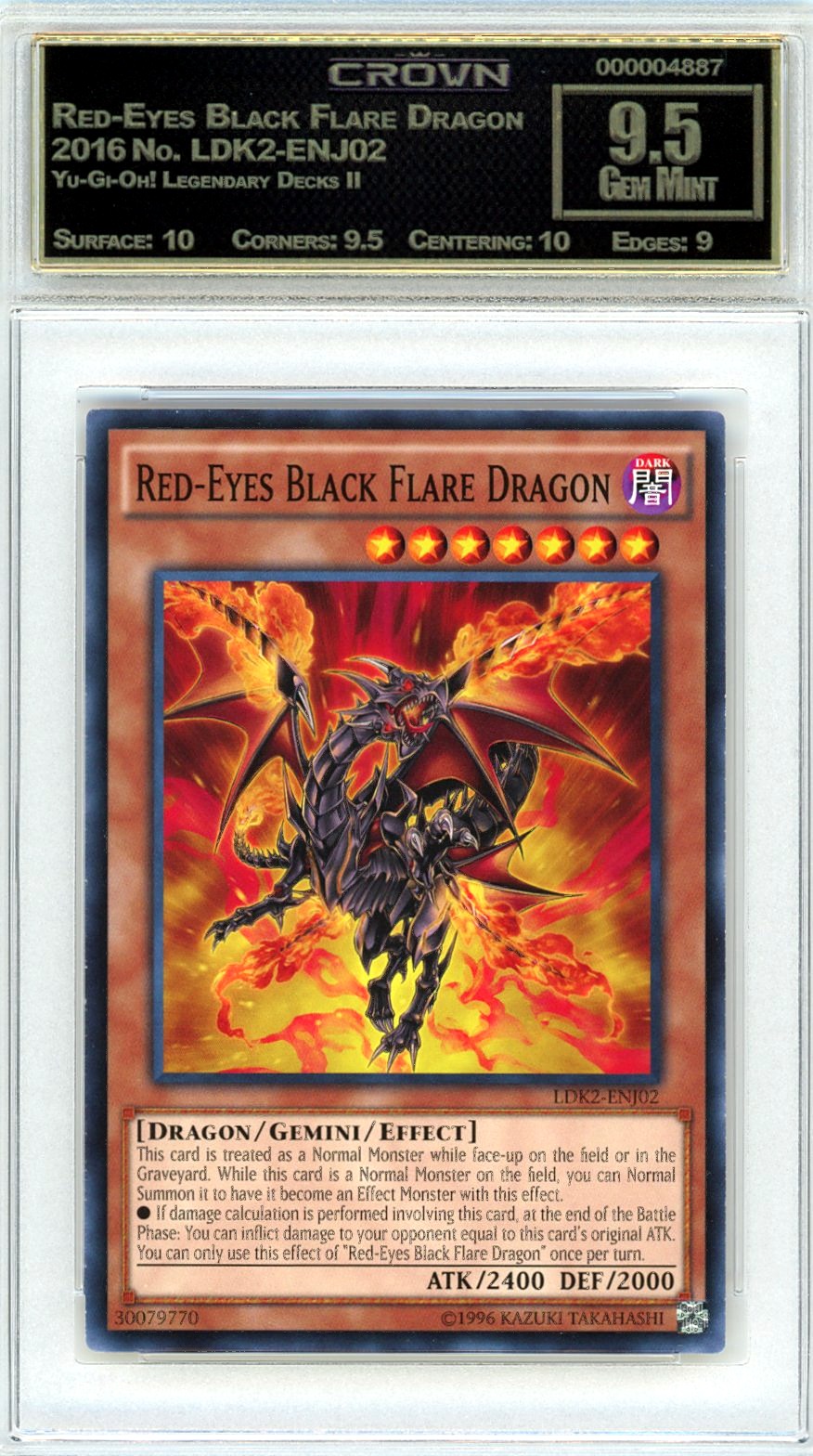 Red-Eyes Black Flare Dragon