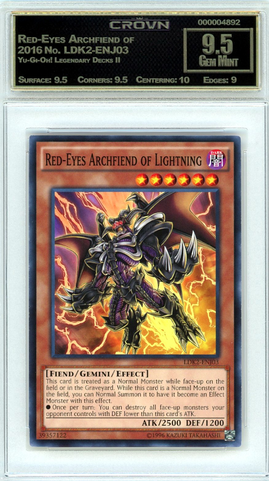 Red-Eyes Archfiend of Lightn…
