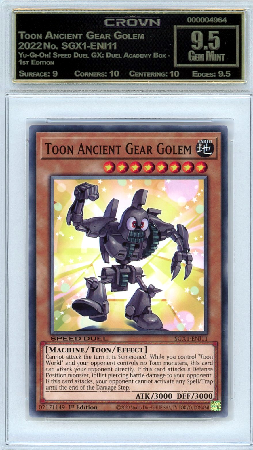 Toon Ancient Gear Golem
