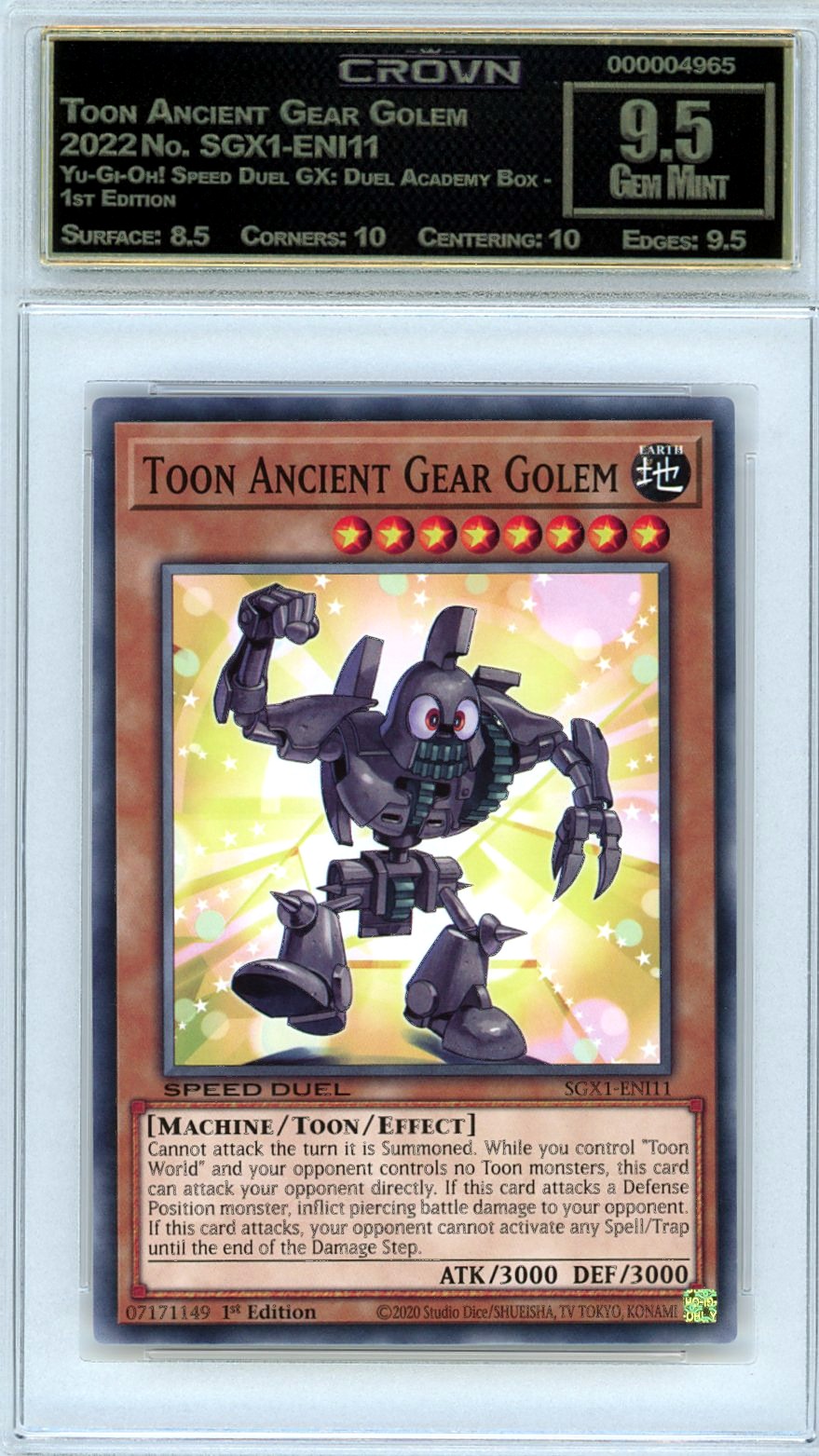 Toon Ancient Gear Golem