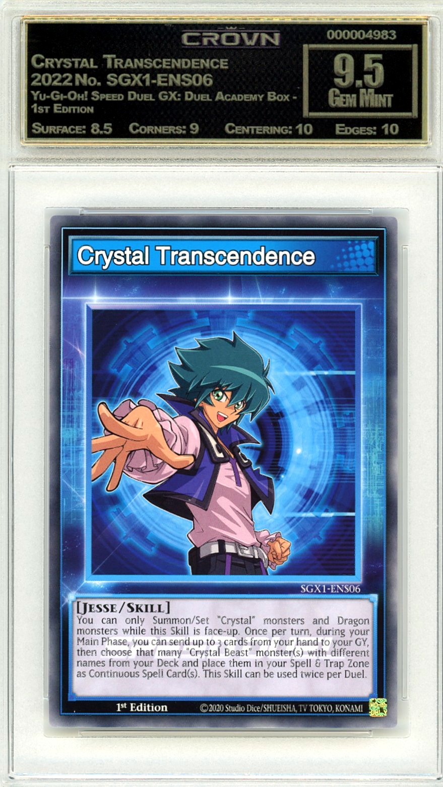 Crystal Transcendence
