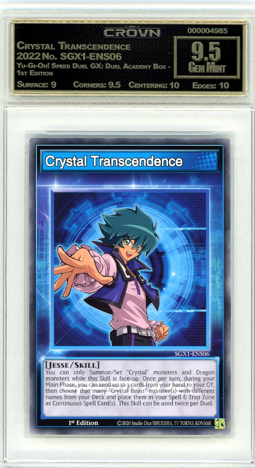 Crystal Transcendence