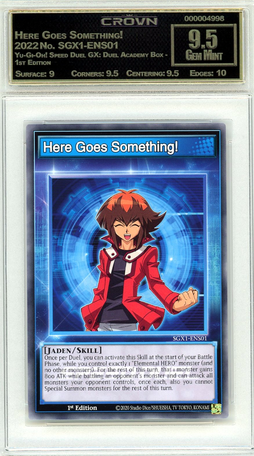 Here Goes Something!