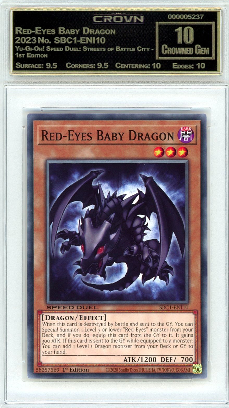 Red-Eyes Baby Dragon