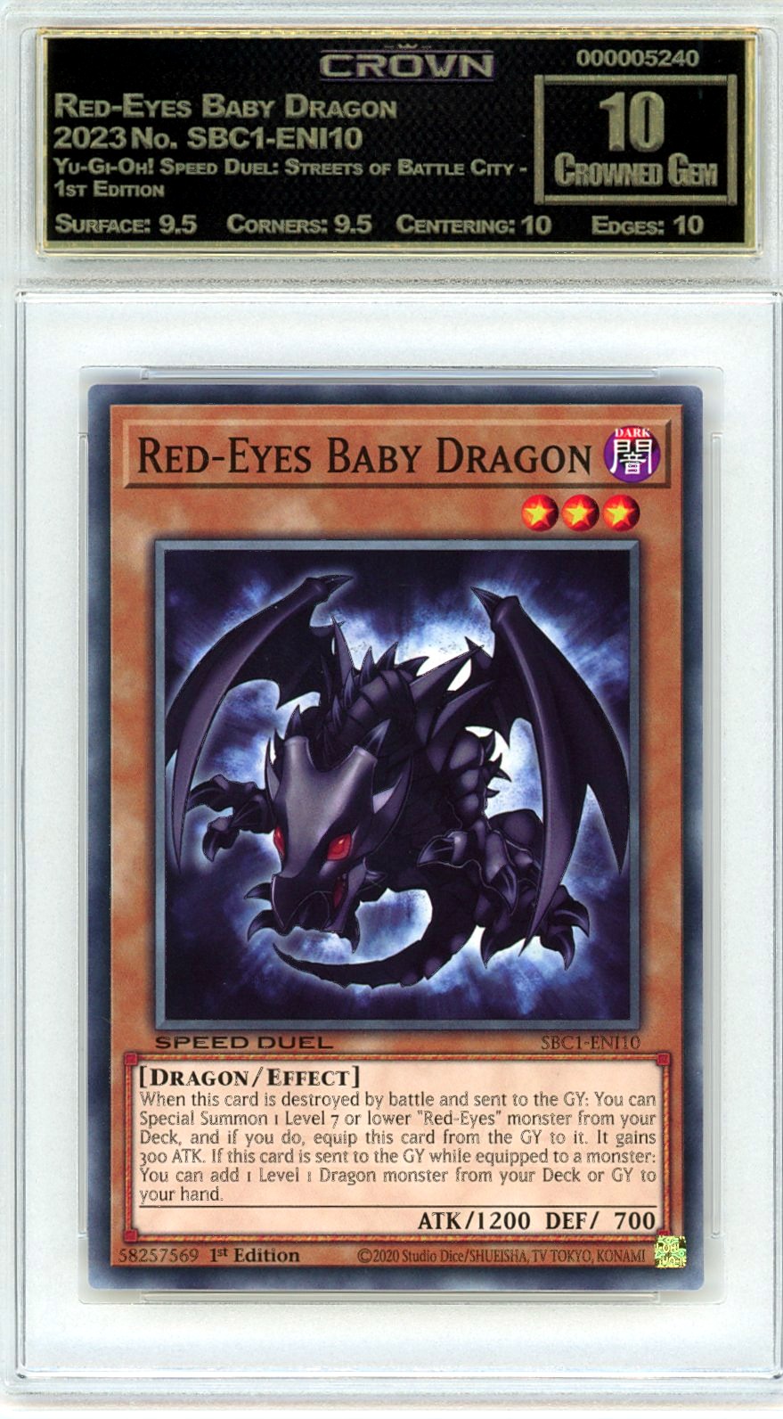 Red-Eyes Baby Dragon