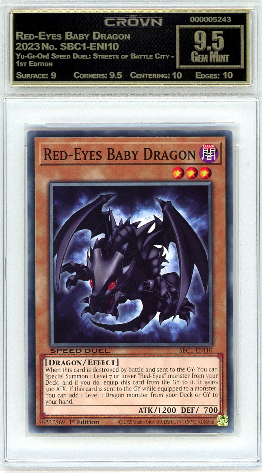 Red-Eyes Baby Dragon