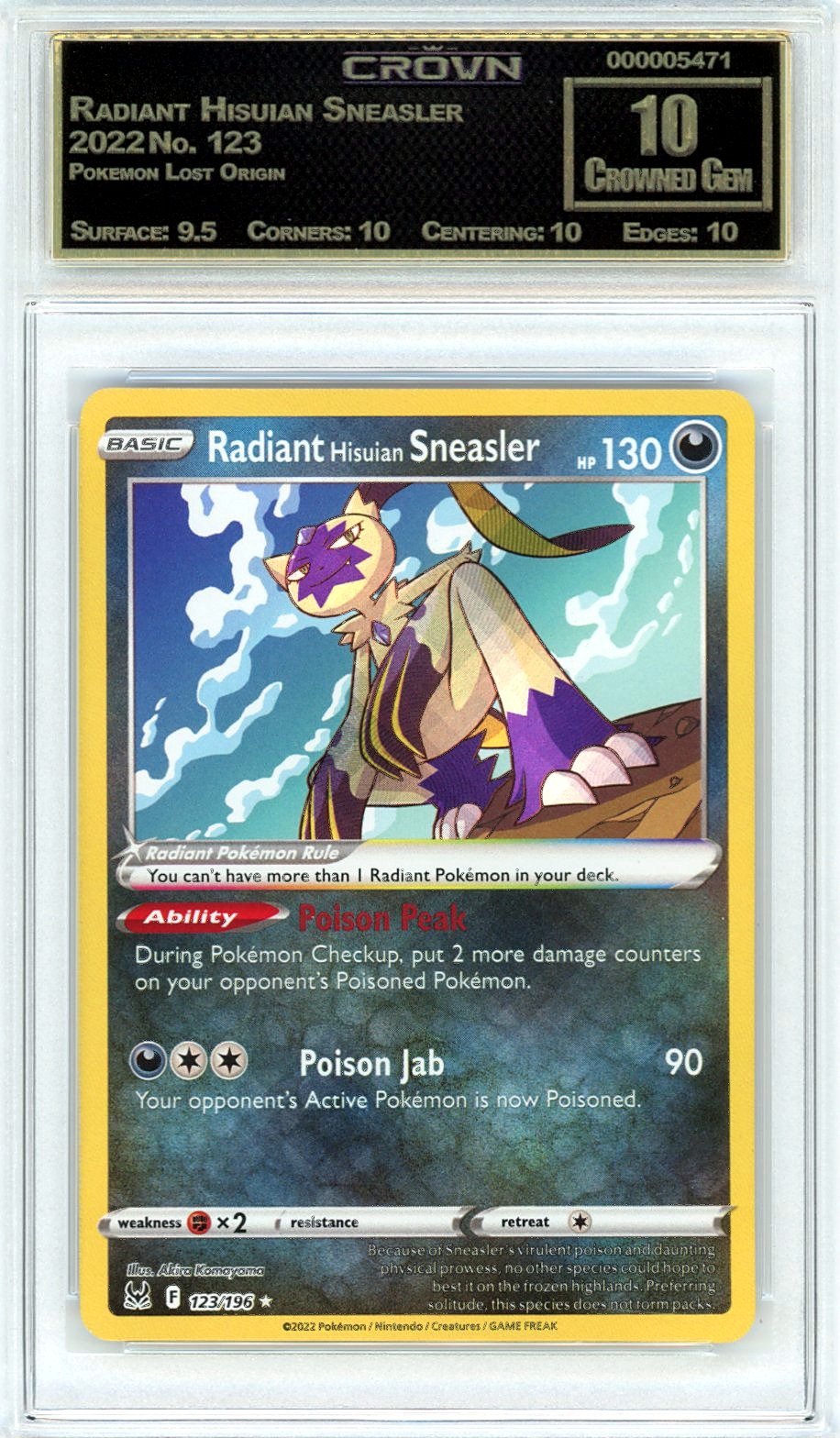 Radiant Hisuian Sneasler