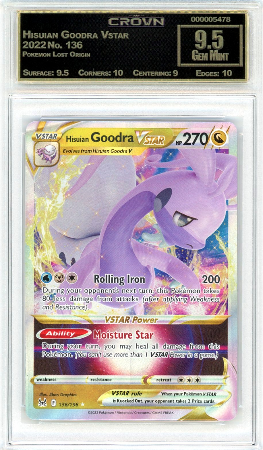 Hisuian Goodra Vstar
