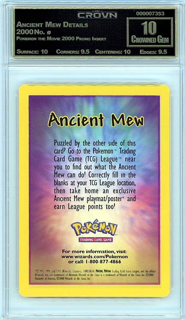 Ancient Mew Details