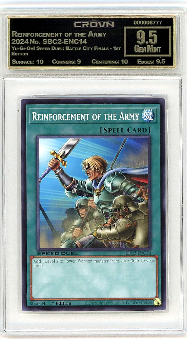 Reinforcement of the Army