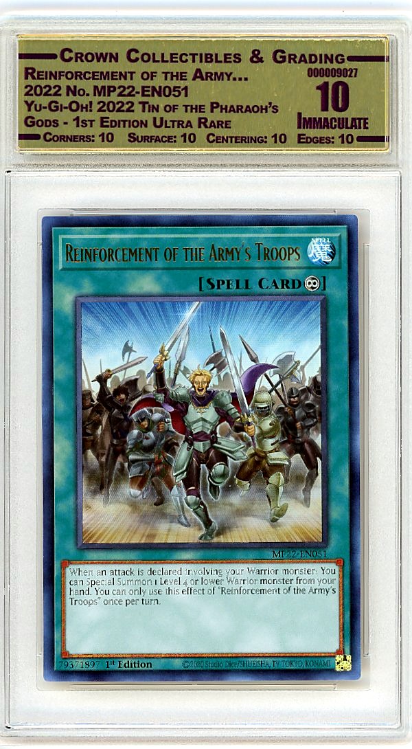 Reinforcement of the Army…
