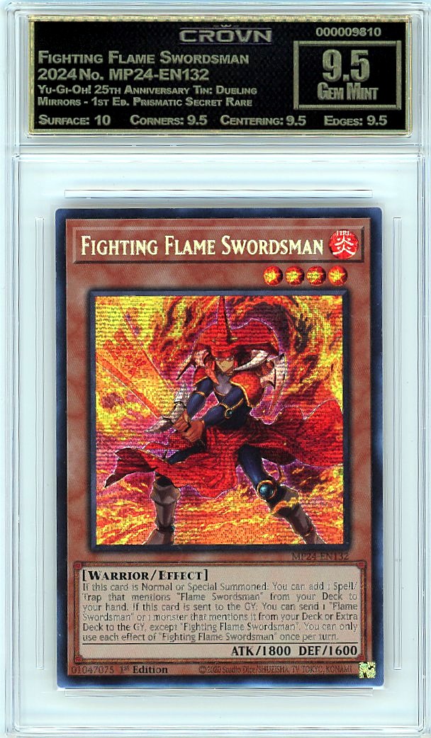 Fighting Flame Swordsman