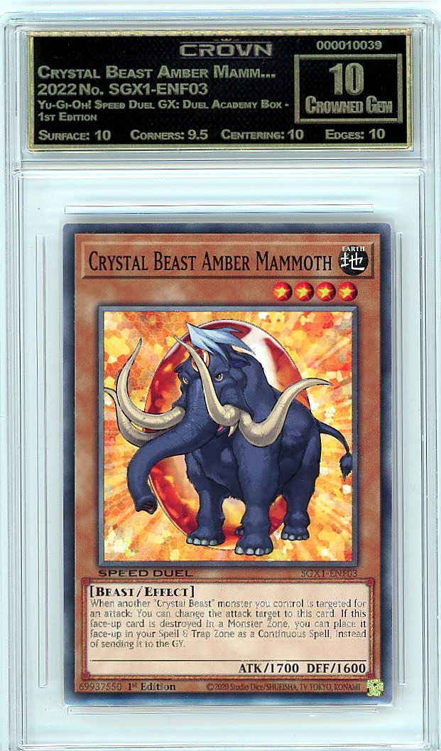 Crystal Beast Amber Mamm...
