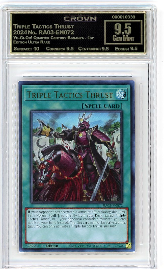 Triple Tactics Thrust
