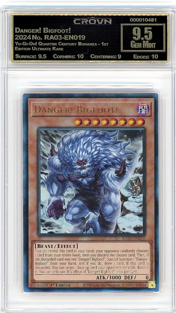 Danger! Bigfoot!