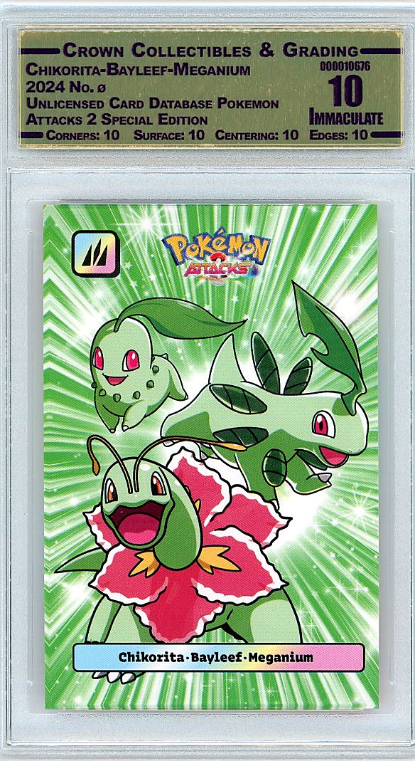 Chikorita-Bayleef-Meganium
